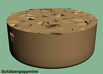 Противопехотная баночная картонная мина (Schuetzen-Dozenmine Pappe (Schue.Do.Mi.(Pap)))