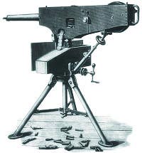 11,43-мм станковый пулемет «Максим». Первый образец модели 1883 года