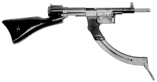 Пистолет-пулемёт Тип I образца 1930 года, затвор на затворной задержке