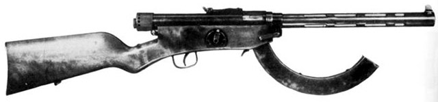 Финский пистолет-пулемёт «Суоми» m/26 под патрон 7,65×22 Парабеллум