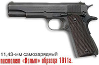 11,43-мм самозарядный пистолет Кольт обр. 1911 г