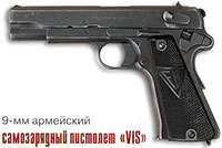 9-мм армейский самозарядный пистолет «VIS»