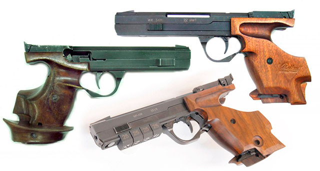 Спортивные малокалиберные пистолеты Иж-34М, Иж-35 и МР-438