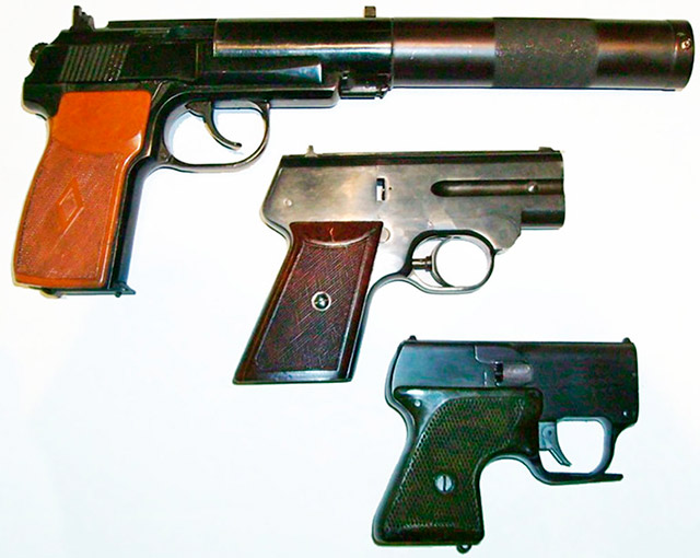 Бесшумные пистолеты 6П9, 6П12 и 6П24