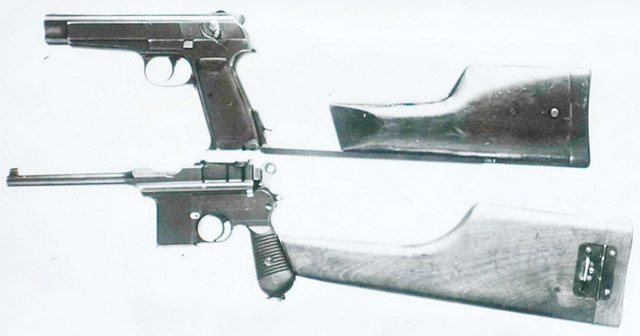 Автоматические пистолеты АПС и «Маузер», апрель 1949 года