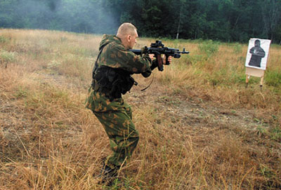 Фото российского спецназовца