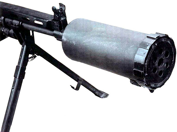 Прибор малошумной стрельбы пулемета АЕК-999 «Барсук»