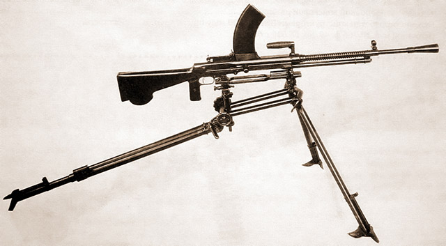Советский опытный ручной пулемёт ДМП-36, 1936 год