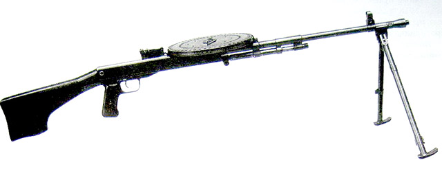 Опытный пулемёт КБ-П-315 с дисковым магазином