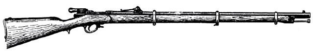 Игольчатая винтовка Карле образца 1867 года, состоявшая на вооружении в России