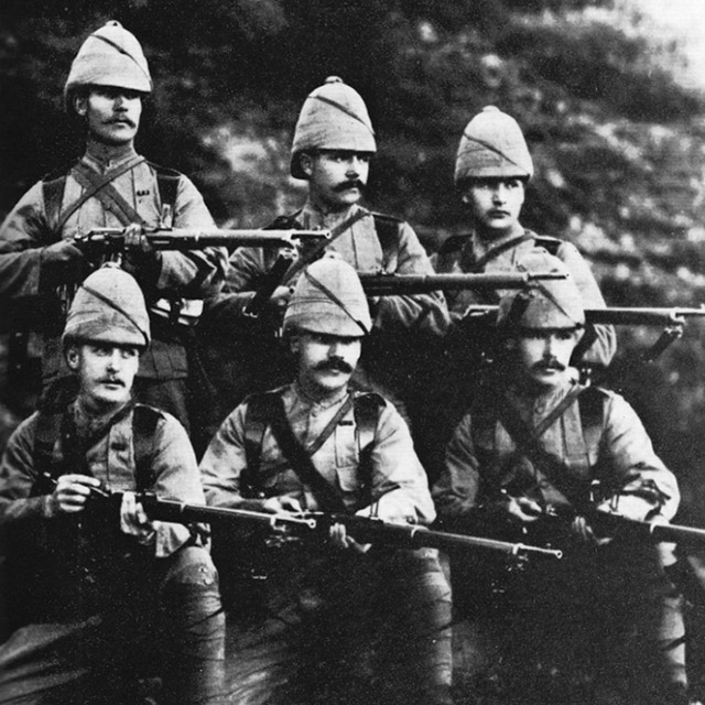 Британские солдаты на англо-бурской войне, 1899 год