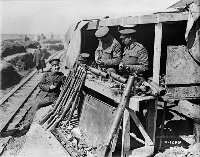 Оружейная мастерская канадских частей, 1917 год