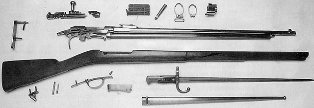 Fusil de Marine Mle 1878 (основные элементы)