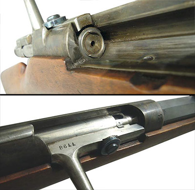 Вид на затвор Mauser M 1878/80