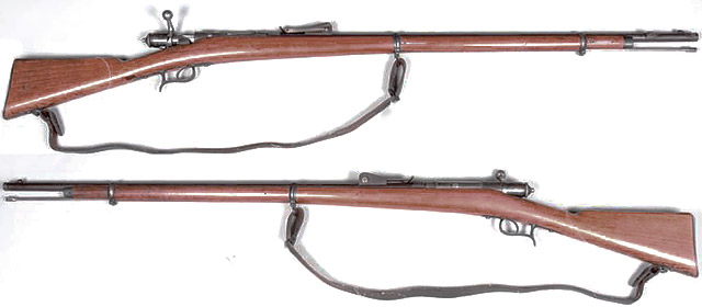 Fucile Mod 1870 образца 1881 года (с прицелом для стрельбы до 1600 м)